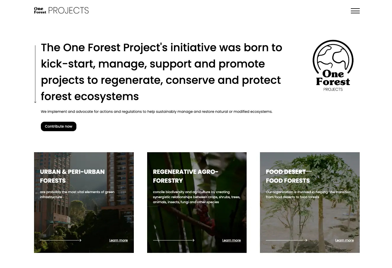 One Forest, screen 1