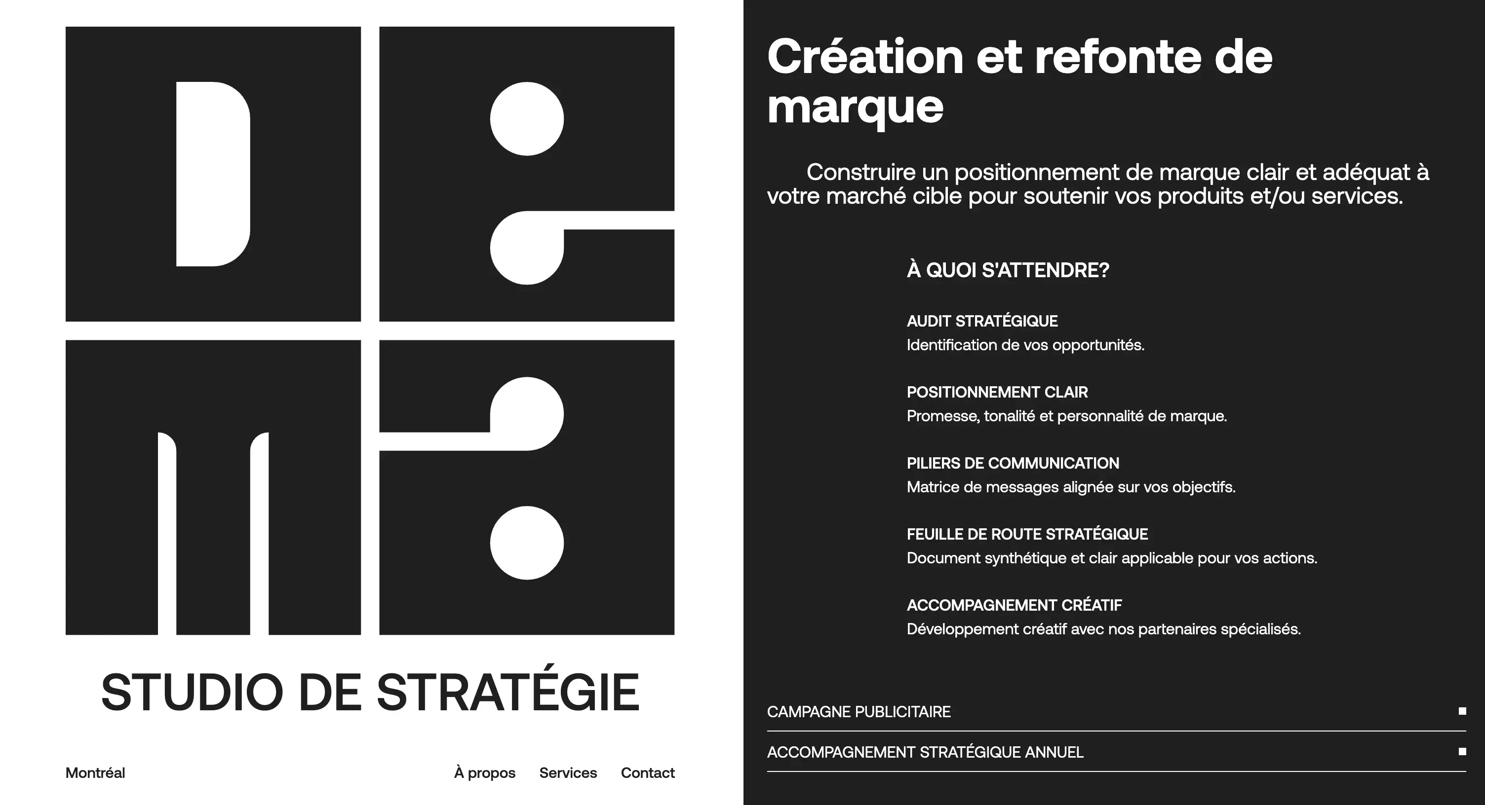Dema's Website, screen 2
