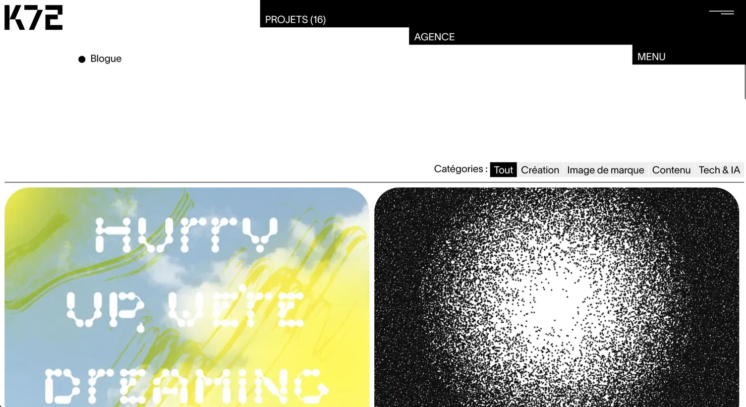K72's Blog, screen 2