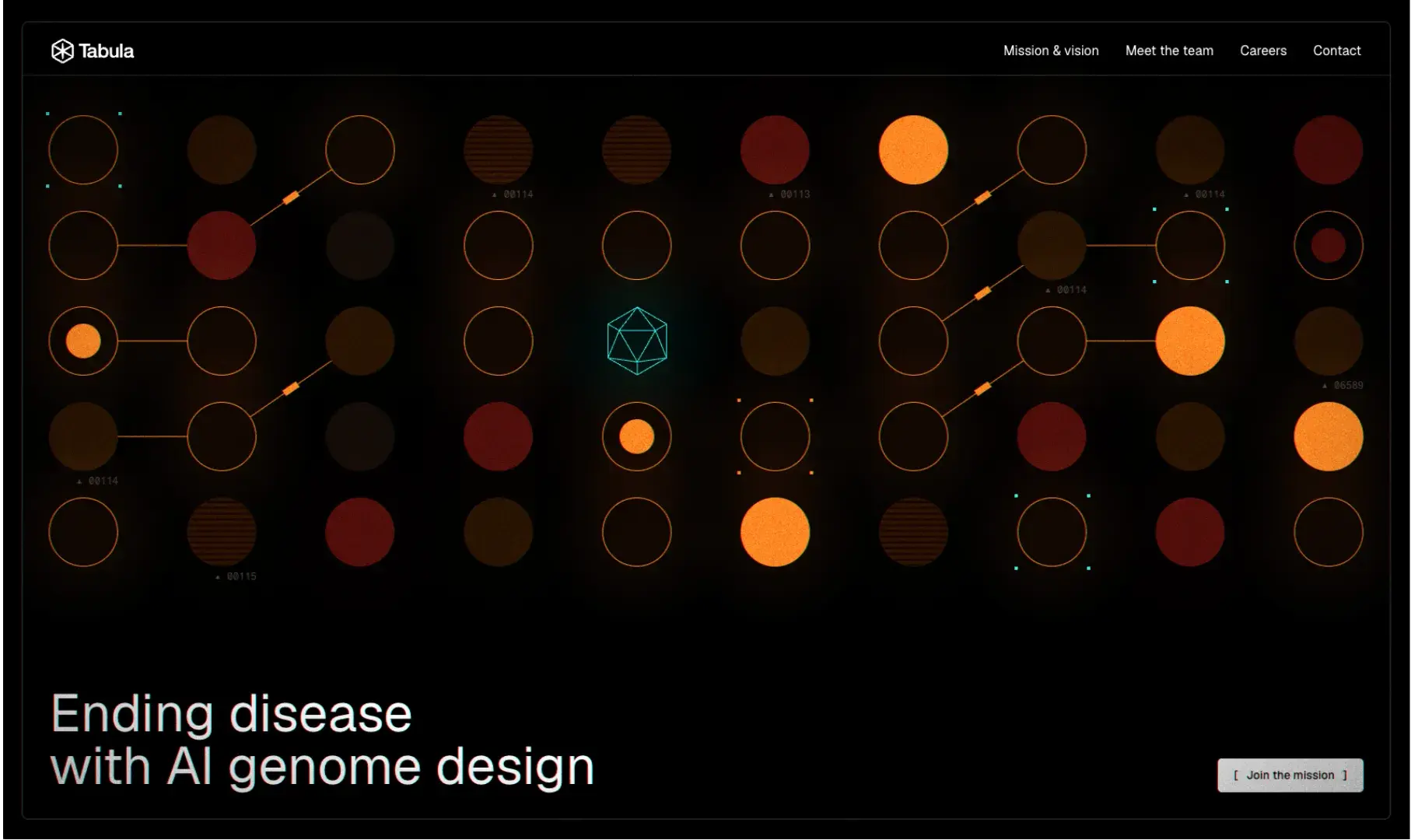 Tabula's Website, screen 1